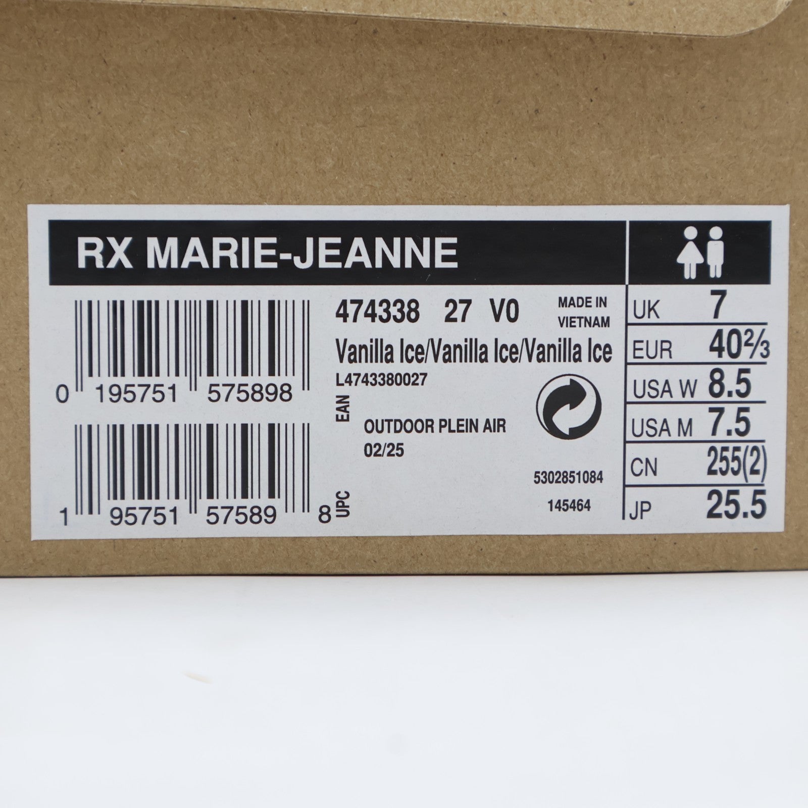 L47433800 Salomon RX Marie-Jeanne Vanilla Ice (Men's)