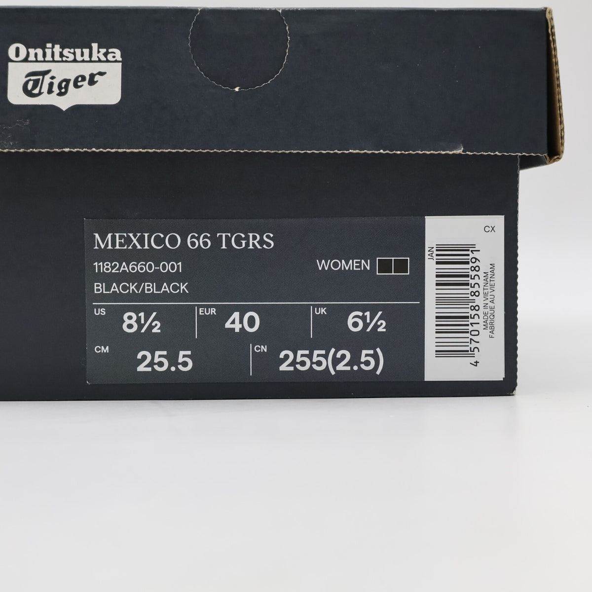 1182A660-001 Onitsuka Tiger Women's Mexico 66 TGRS Black Black (Women's)