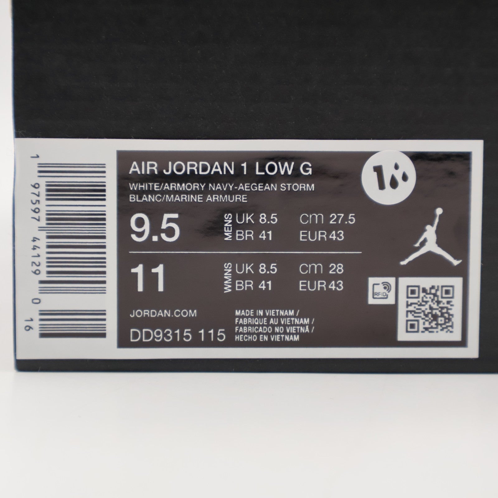 DD9315-115 Nike Air Jordan 1 Low Golf Aege Storm (Men's)