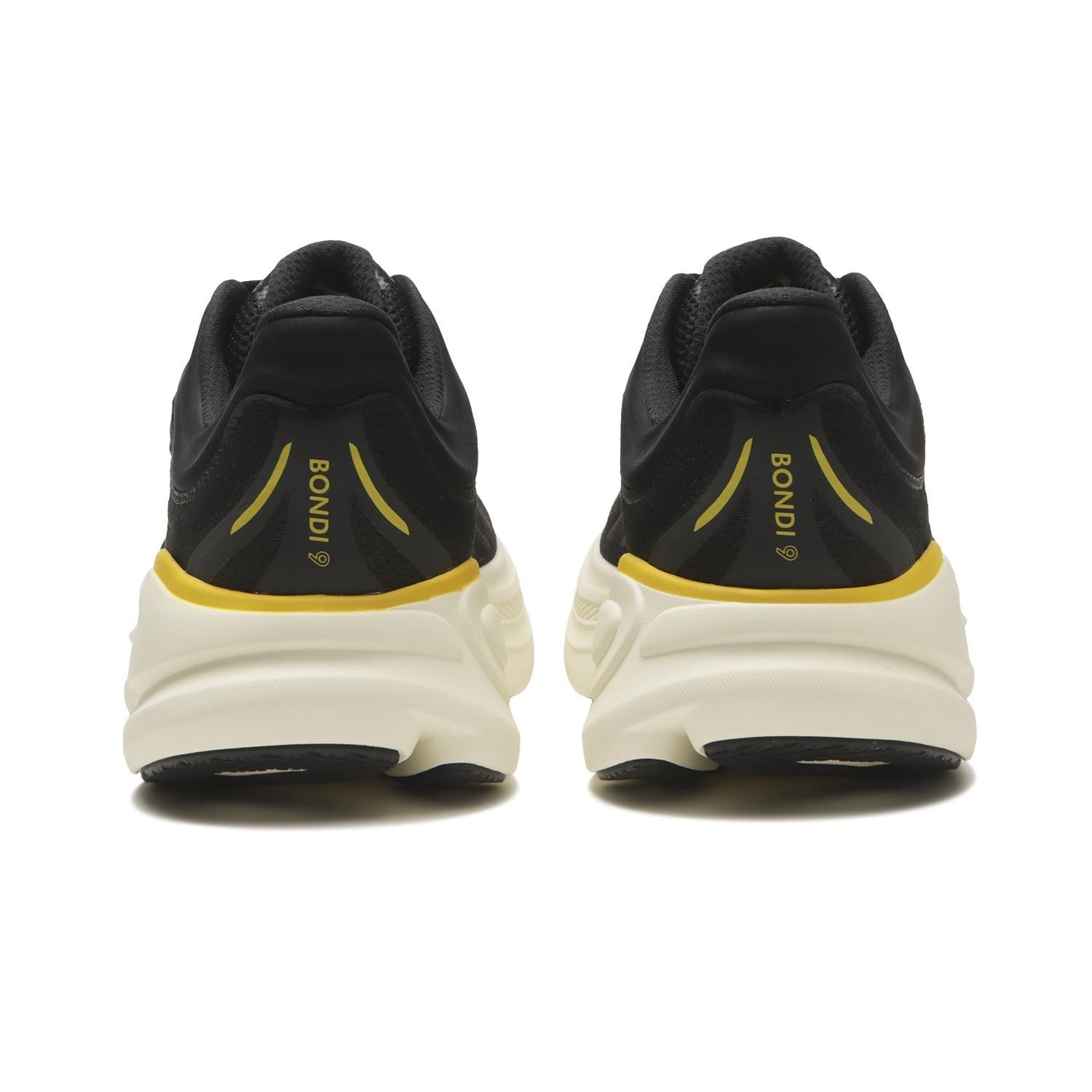 1162011-CWG Hoka BONDI 9 "CARBON BLACK/YELLOW GOLD" (Men's)
