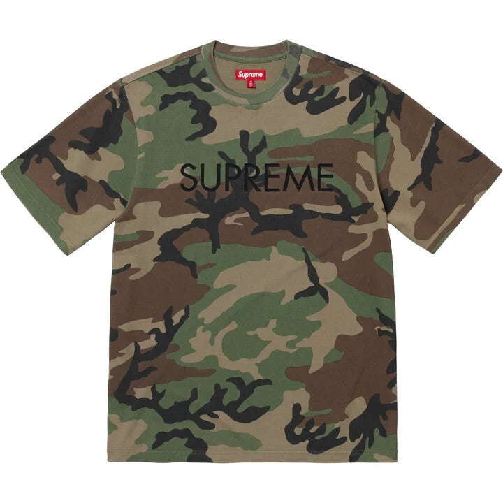 Supreme Capital S/S Top Woodland Camo