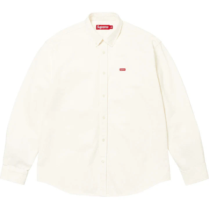 Supreme Small Box Denim Shirt White