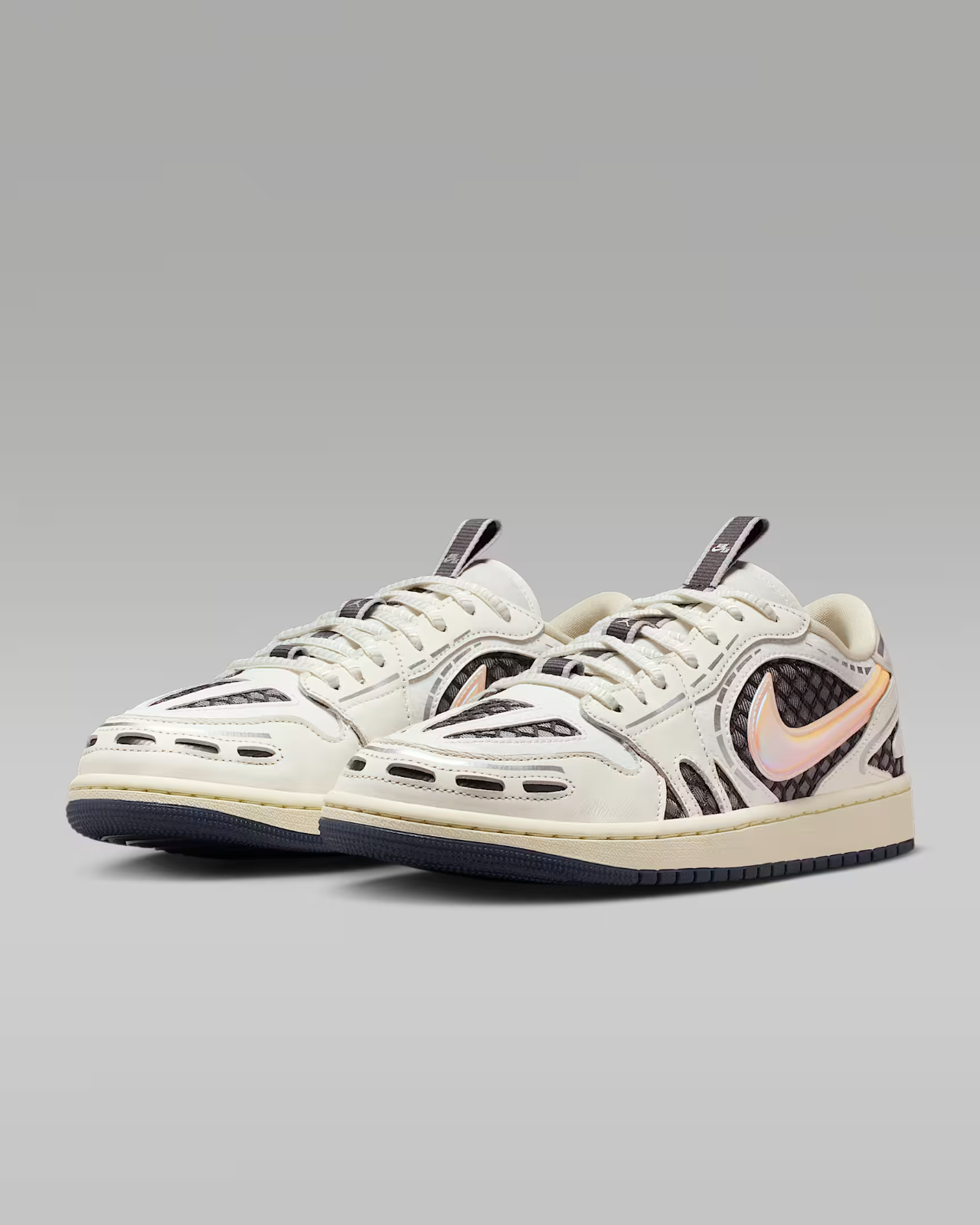 HQ2186-100 Air Jordan 1 Low Method of Make Sail Coconut Milk Anthraci (Women's)