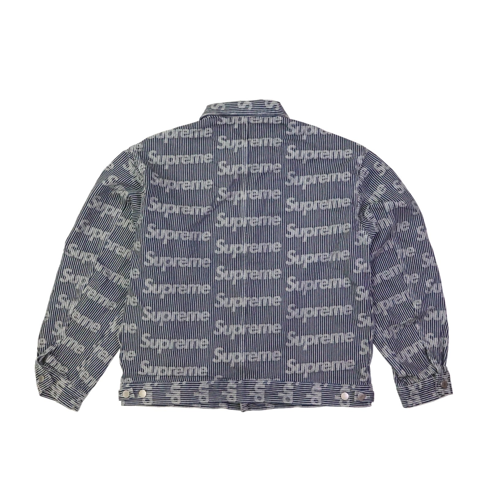 Supreme Denim Chore Trucker Jacket Stripe