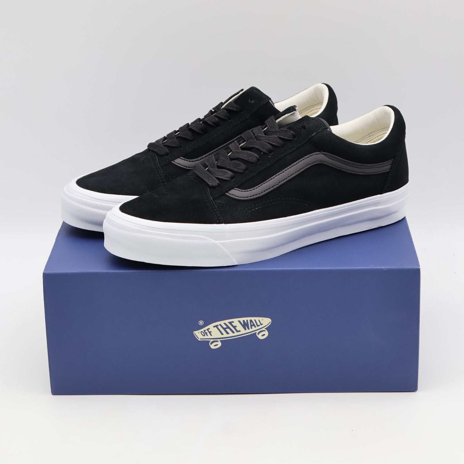 VN000D9JCJJ Vans PREMIUM OLD SKOOL PIG SUEDE BLACK (Men's)