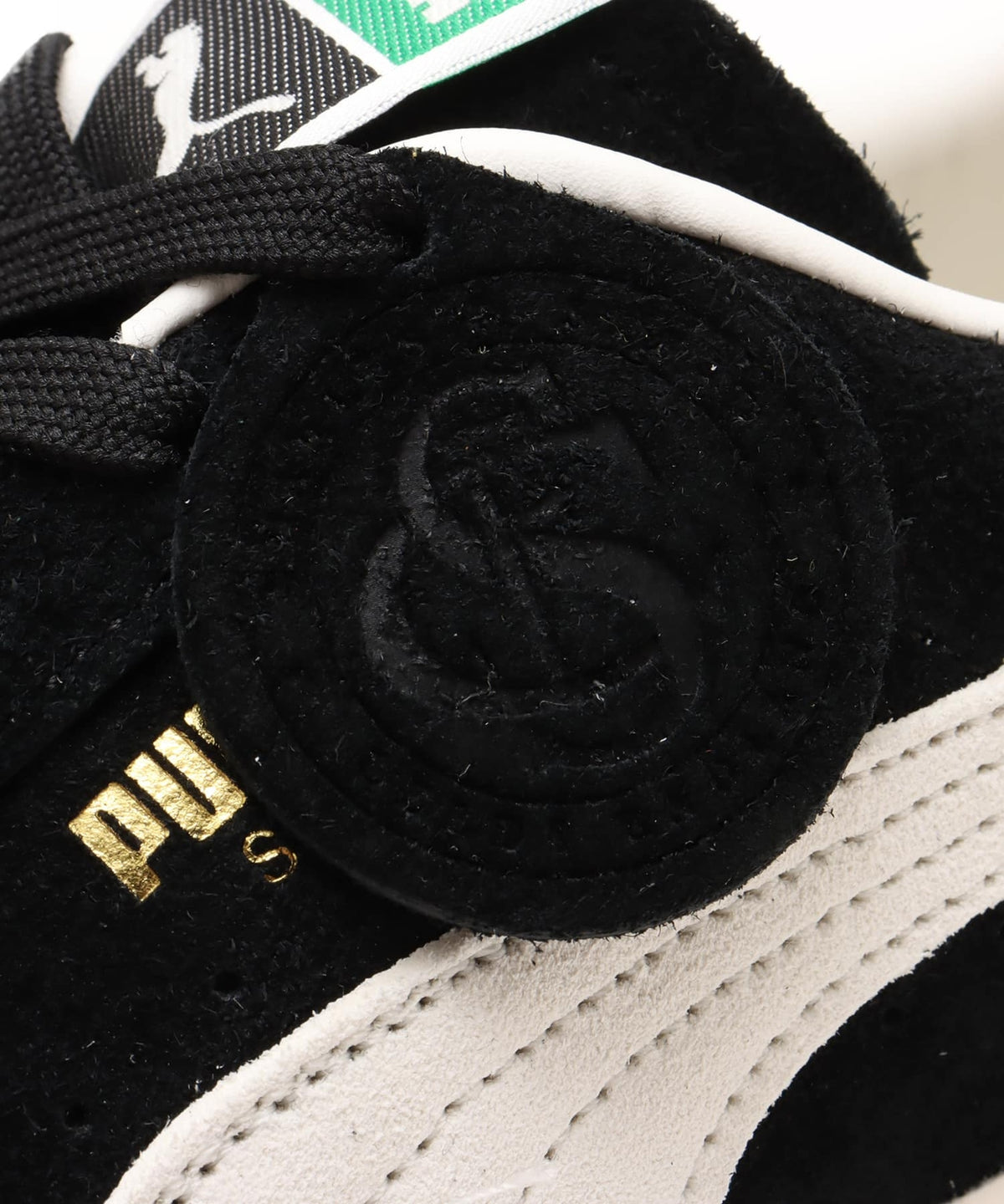 403700-01 Puma Suede Charles F Stead 1 Puma Black Puma White (Men's)
