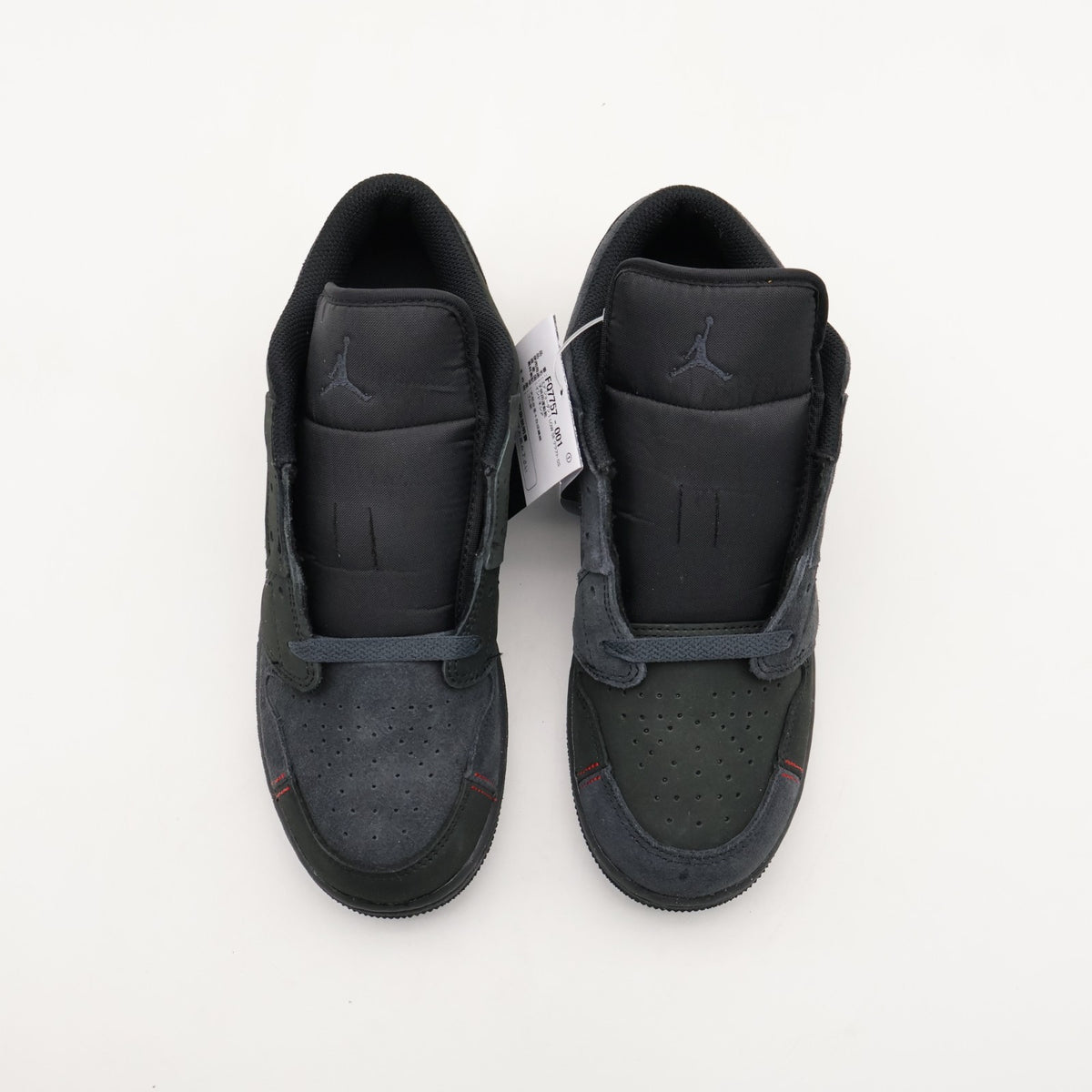 FQ7757-001 Nike GS Air Jordan 1 Low SE Craft Dark Smoke Grey