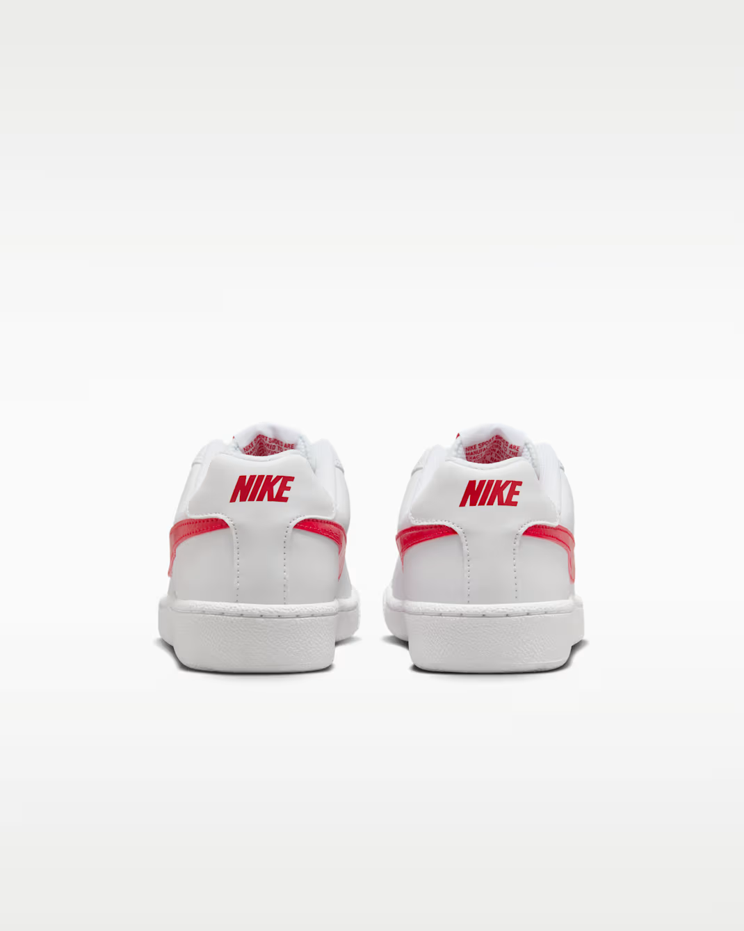 749867-114 Nike Court Royale White University Red (Women's)
