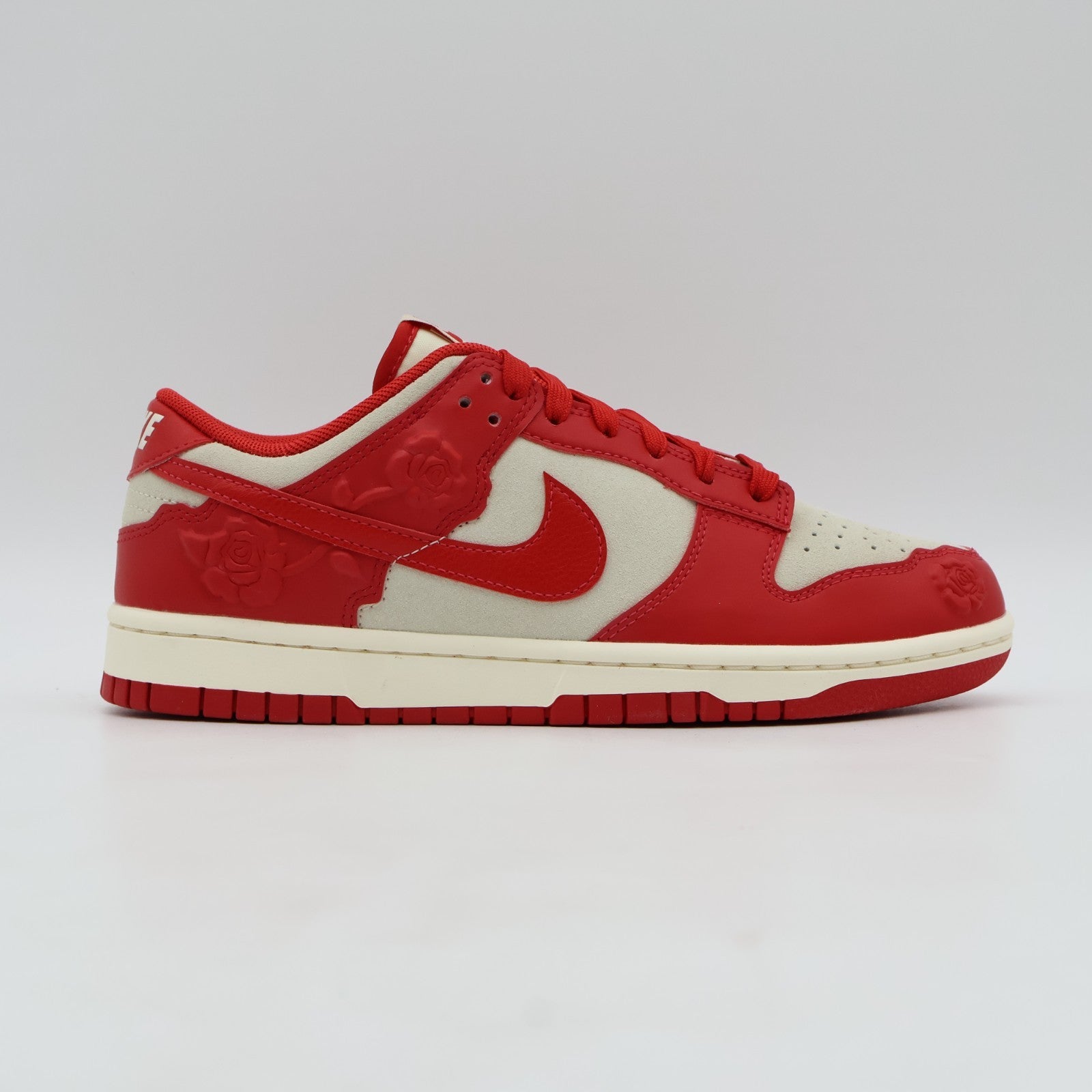 HF1986-100 Nike Dunk Low Rose Embossed Ruby Red (Women's)
