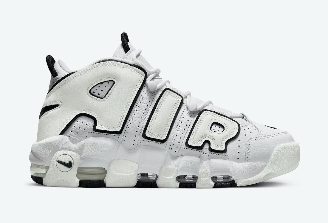 DO6718-100 Nike Air More Uptempo "White/Black" (Women's)