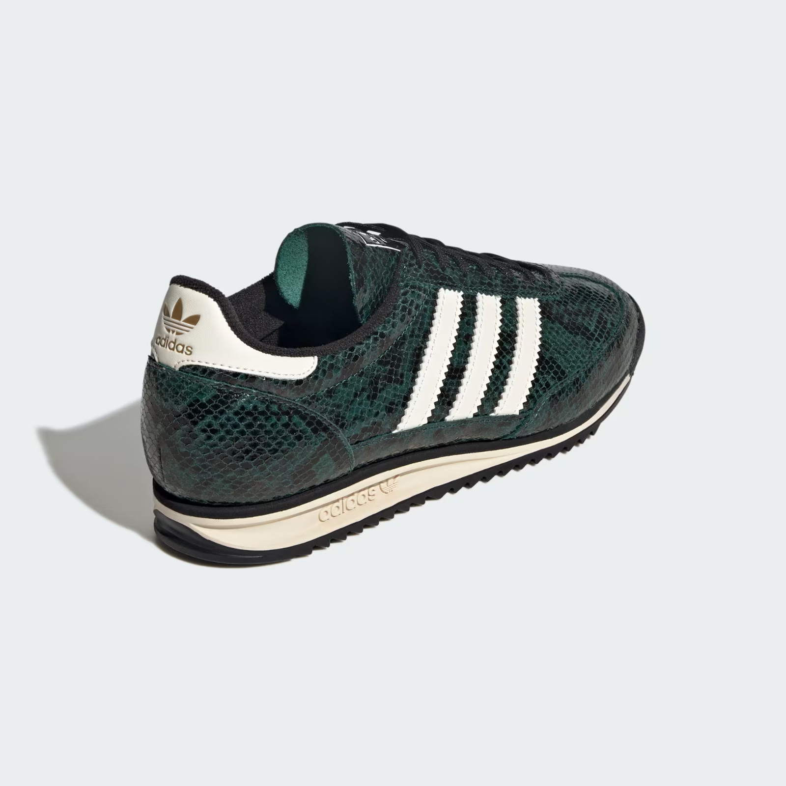 JS3982 adidas Originals SL72 OG Collegiate Green Core Black Cream White (Men's)
