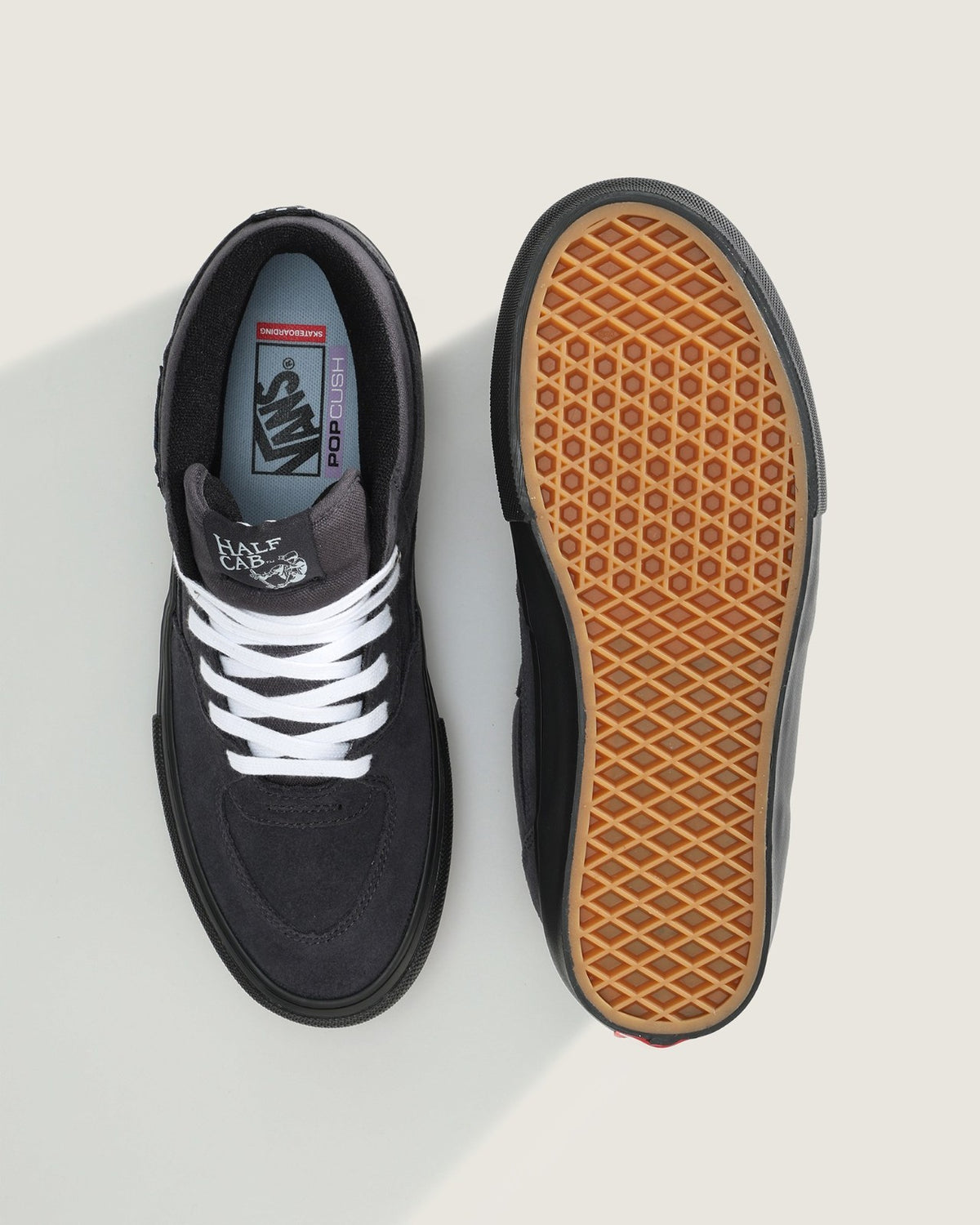 VN0A5FCDB2U Vans Skate Half Cab "Charcoal Grey/Black" (Men's)