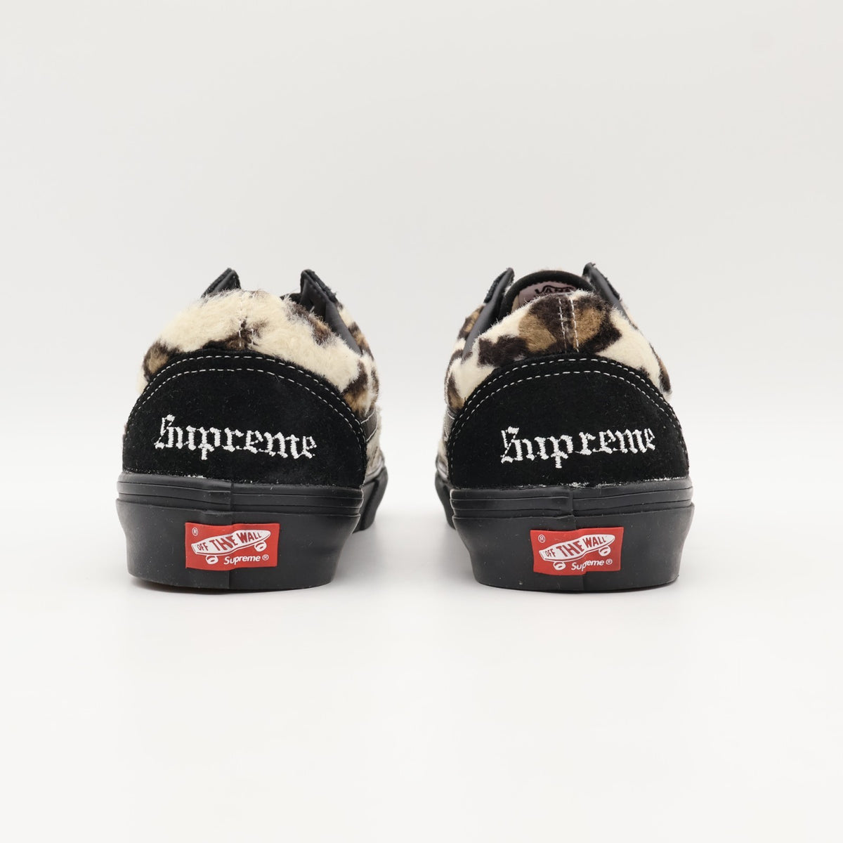 VN0A5FCBBM8 Supreme Vans Leopard Old Skool Black White (Men's)