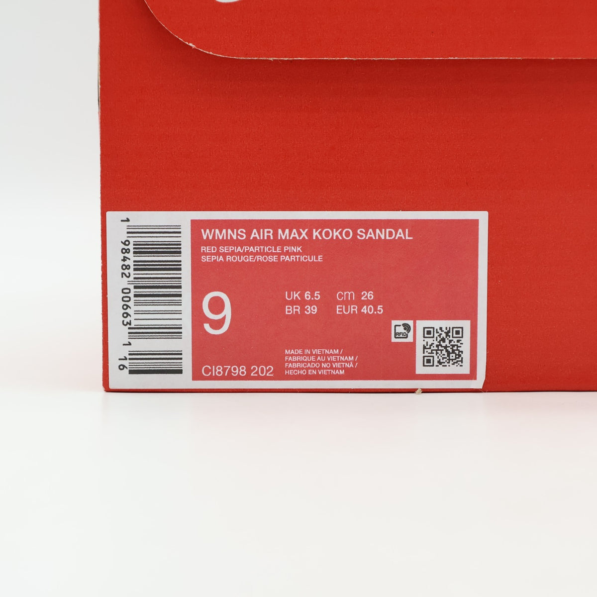 CI8798-202 Nike  Air Max Koko Red Sepia Red Sepia Particle Pink (Women's)