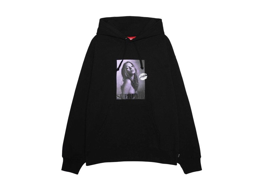 Supreme Kate Moss Hooded Sweatshirt Black