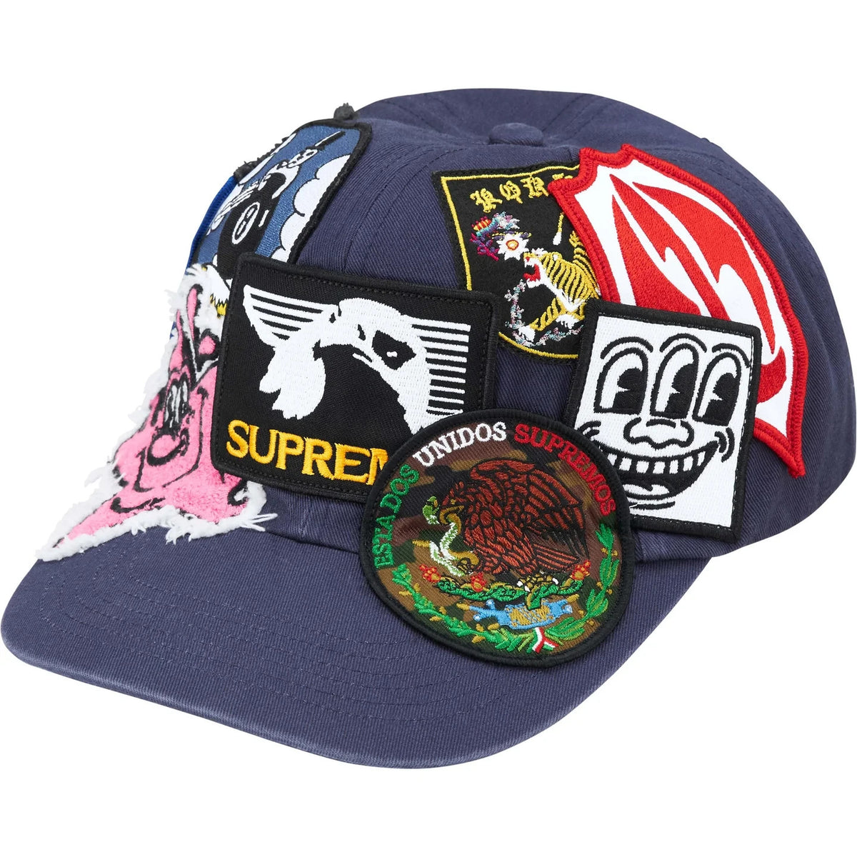 Supreme Patches 6-Panel Navy