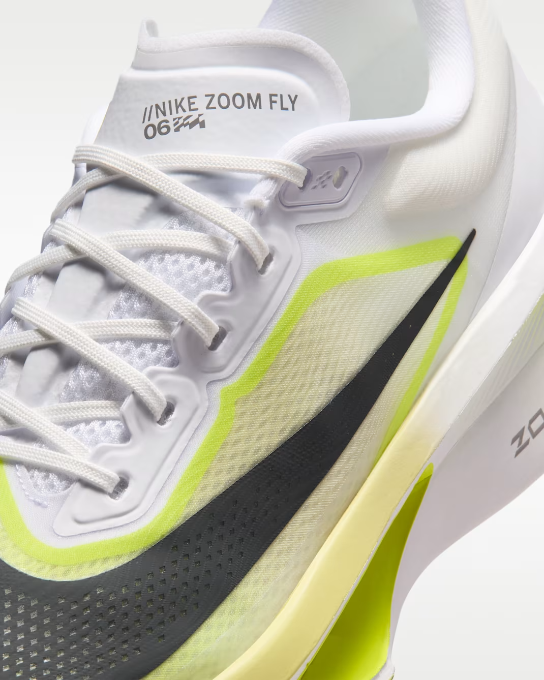 FN8454-106 Nike Zoom Fly 6 "White/Lemon Venom" (Men's)
