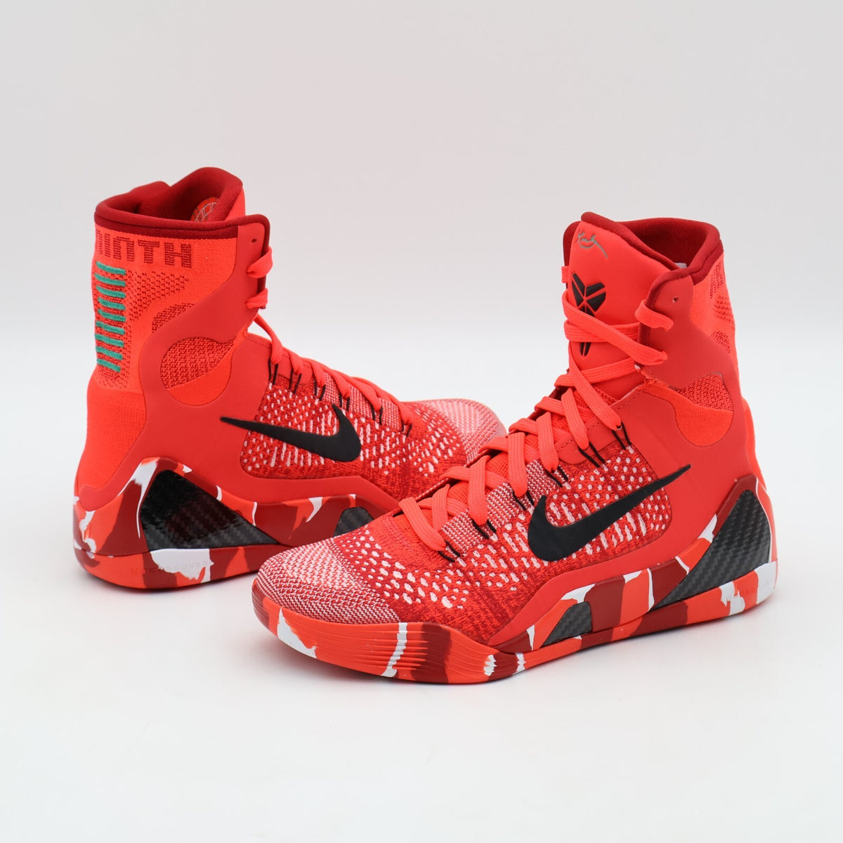 FZ7335-600 Nike Kobe 9 Elite Protro Bright Crimson and Emerald Green (Men's)