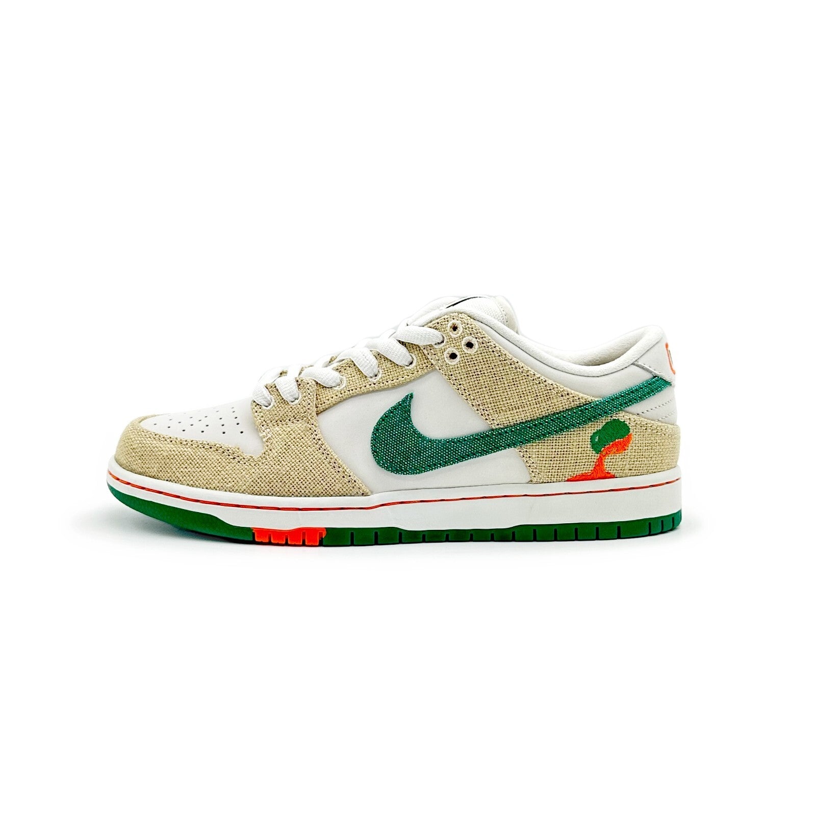 FD0860-001 Jarritos Ã Nike SB Dunk Low Phamtom Safety Orange-Malachite