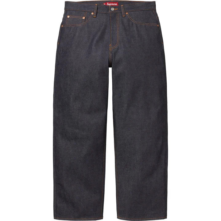 Supreme Baggy Selvedge Jean (25FW) Rigid Indigo