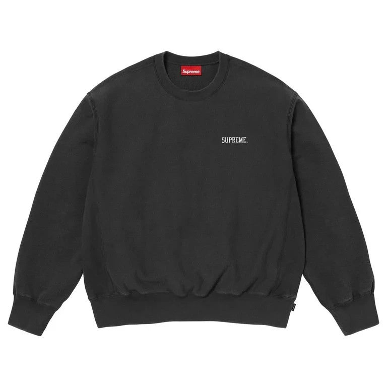 Supreme Washed Crewneck Black
