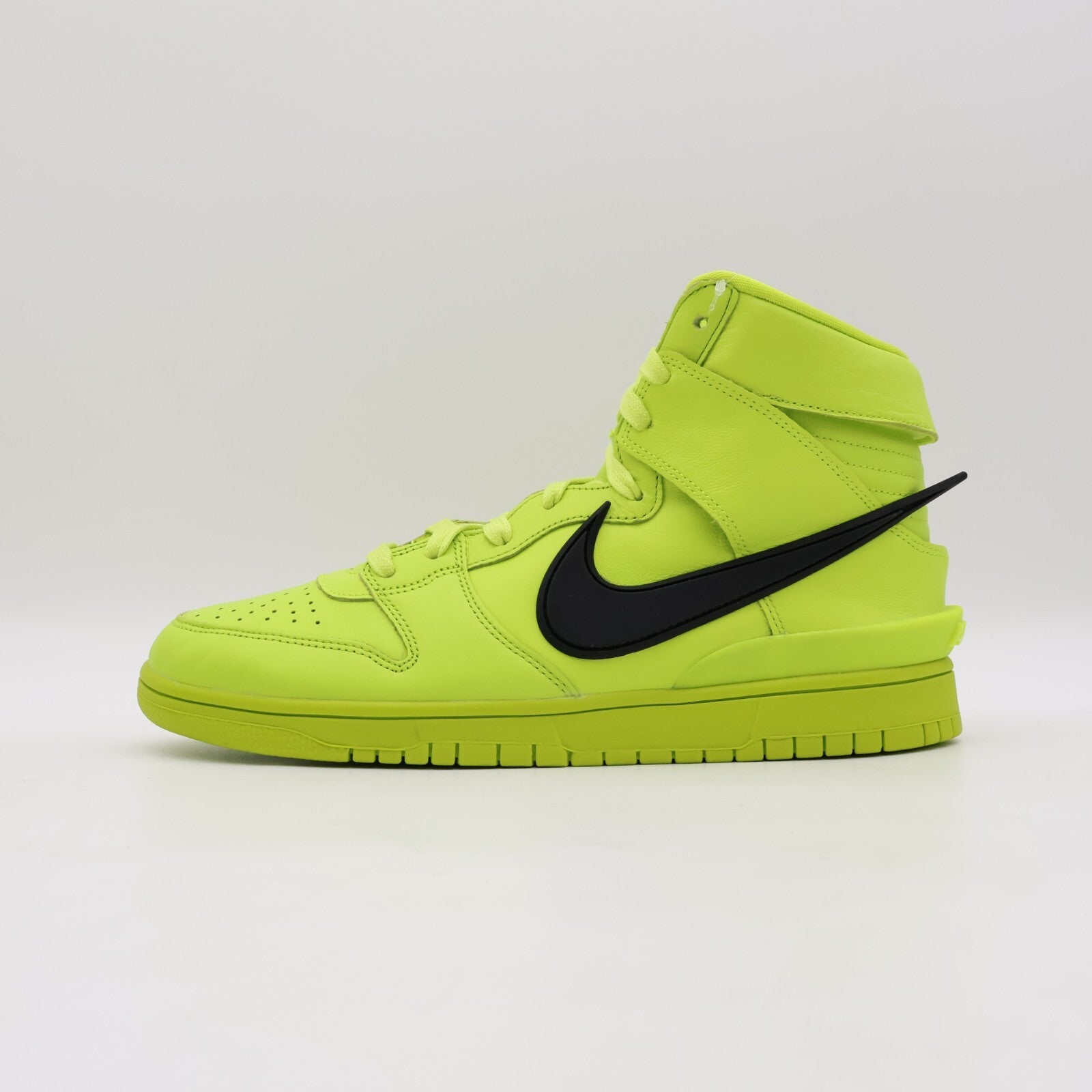 CU7544-300 Nike Dunk High AMBUSH Flash Lime Atmic Green Black (Men's)