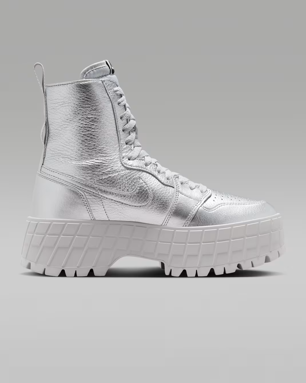 FJ5737-002 Nike Air Jordan 1 Brooklyn Metallic Silver (Women's)