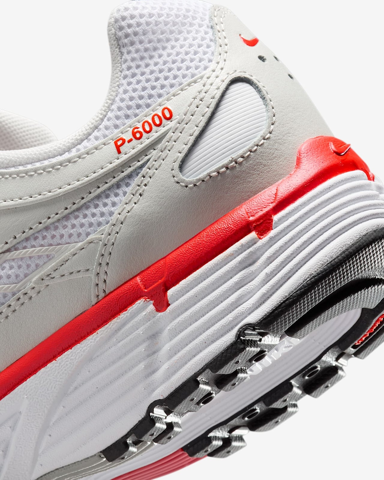BV1021-107 Nike P-6000 White Platinum Tint Black Picante Red (Women's)
