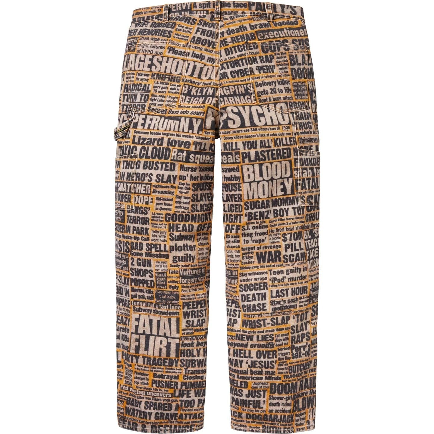 Supreme x Dash Snow Double Knee Painter Pant Multi