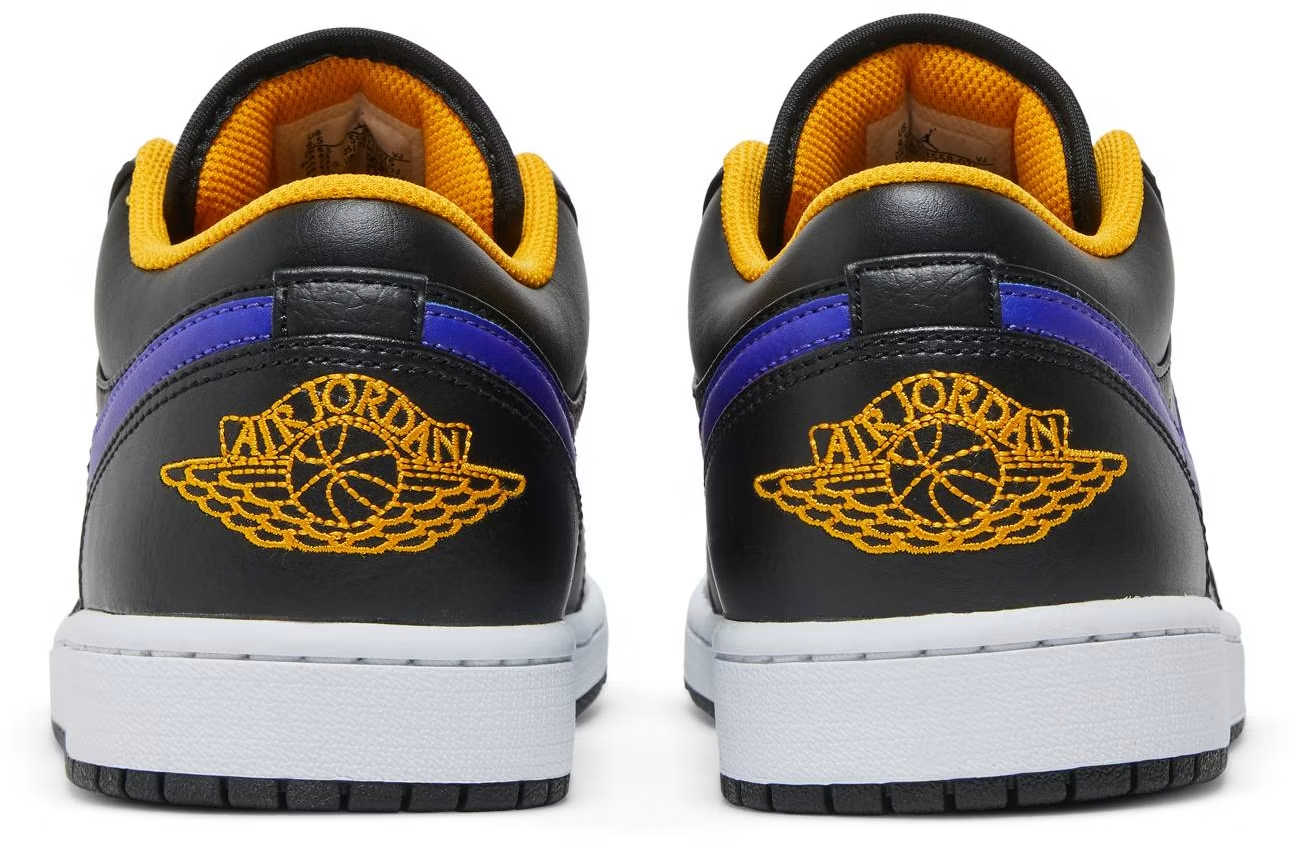 553558-075 Nike Air Jordan 1 Low "Lakers" (Men's)