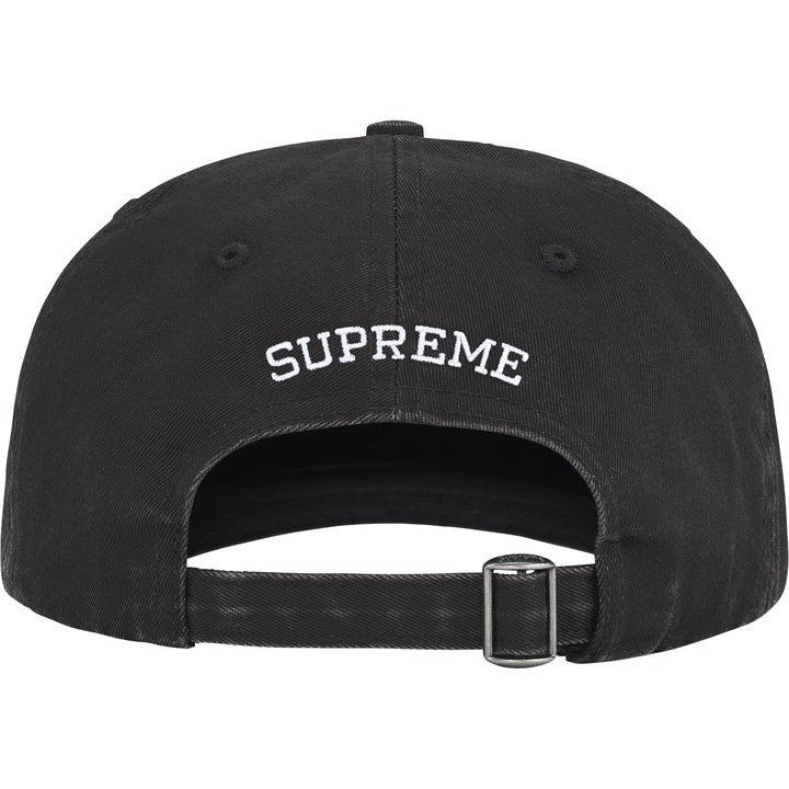 Supreme Pigment Coated 2-Tone S Logo 6-Panel Black