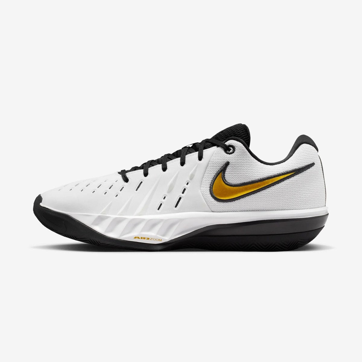 HV9775-103 Nike Air Zoom GT Cut Academy 2 "White/Black/Metallic Gold"(Men's)
