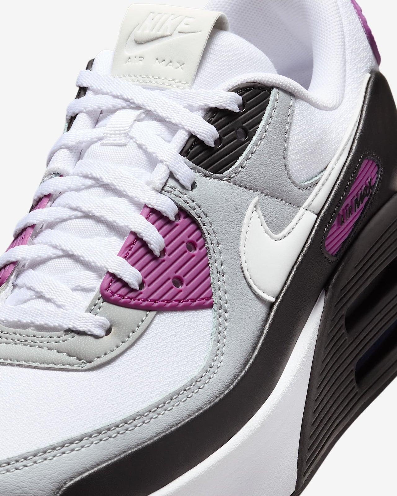FD4328-109 Nike Air Max 90 LV8 White Bold Berry Wolf Grey Photon Dust (Women's)