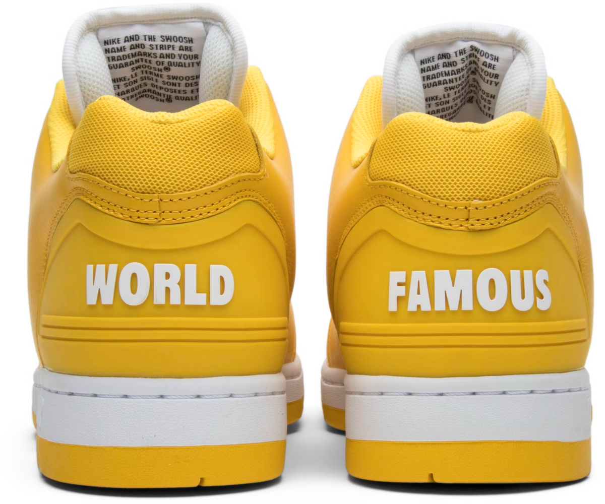 AA0871-717 Supreme Ã Nike SB Air Force 2 "Varsity Maize"