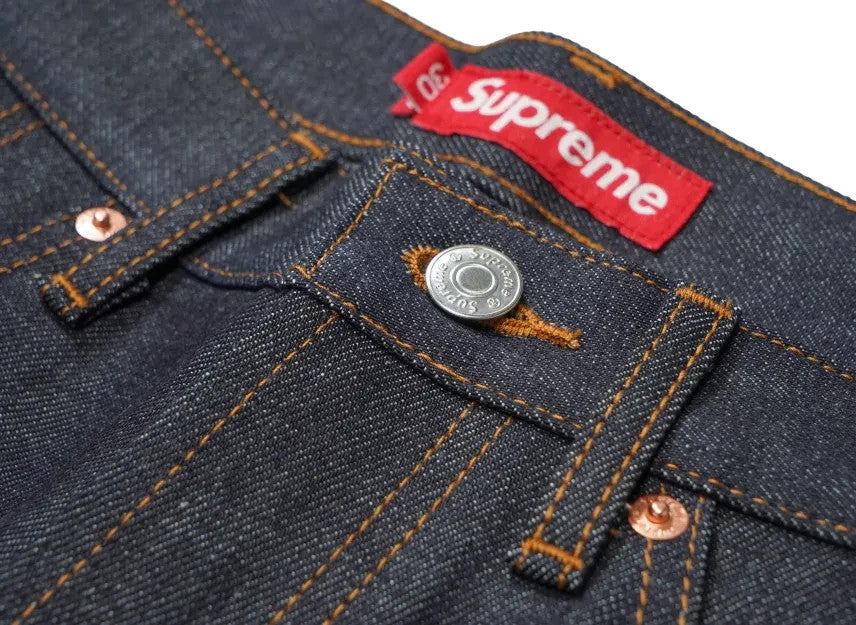Supreme Baggy Selvedge Jean (26SS) "Rigid Indigo"