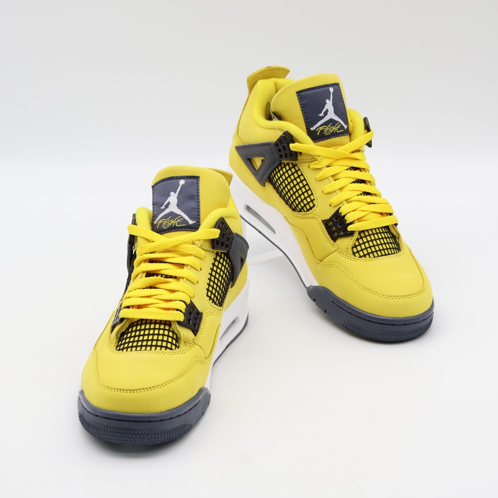 CT8527-700 Nike Air Jordan 4 Retro Lightning Thunder Tour Yellow Grey (Men's)