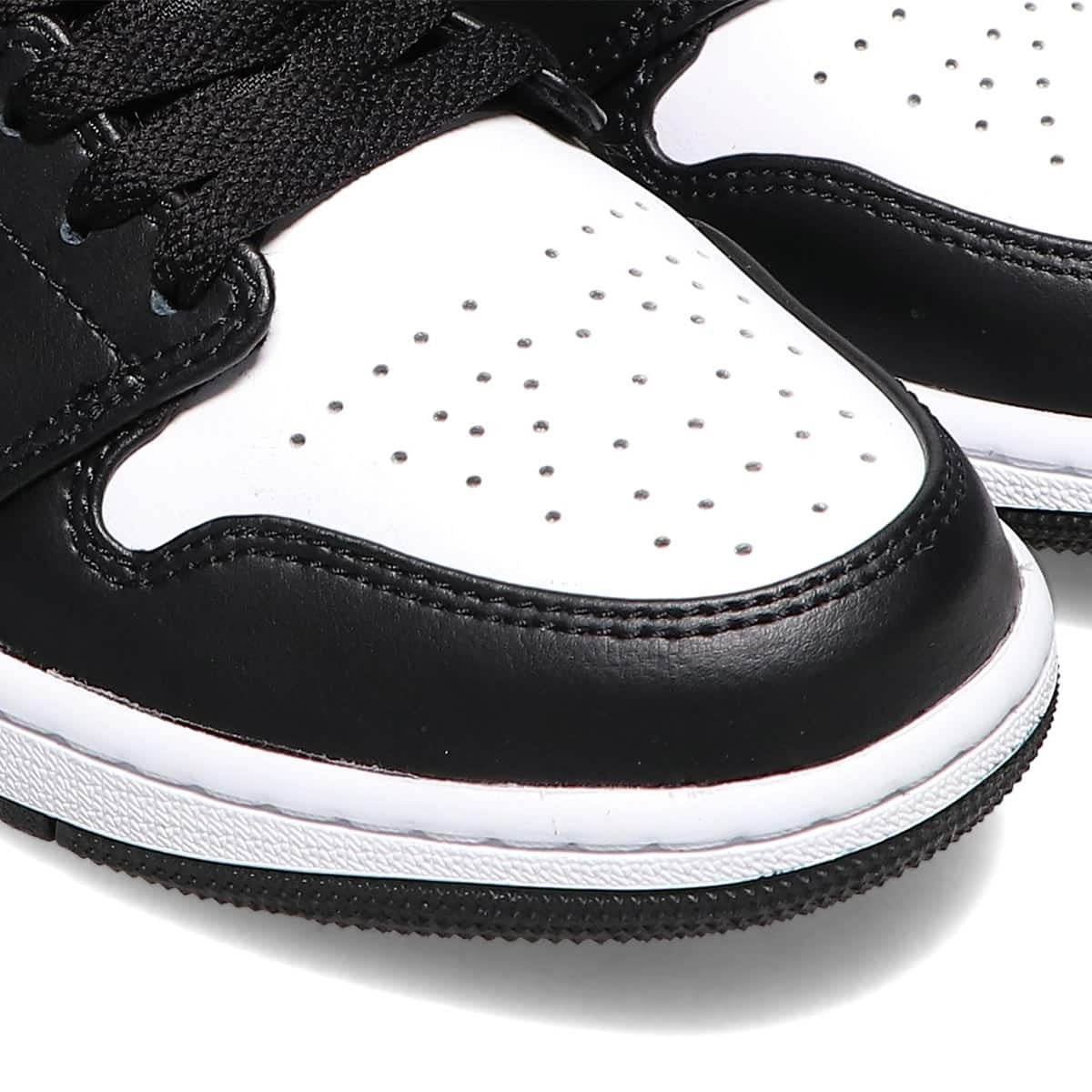 554724-177 Nike Air Jordan 1 Mid WhitePollen-Black (Men's)