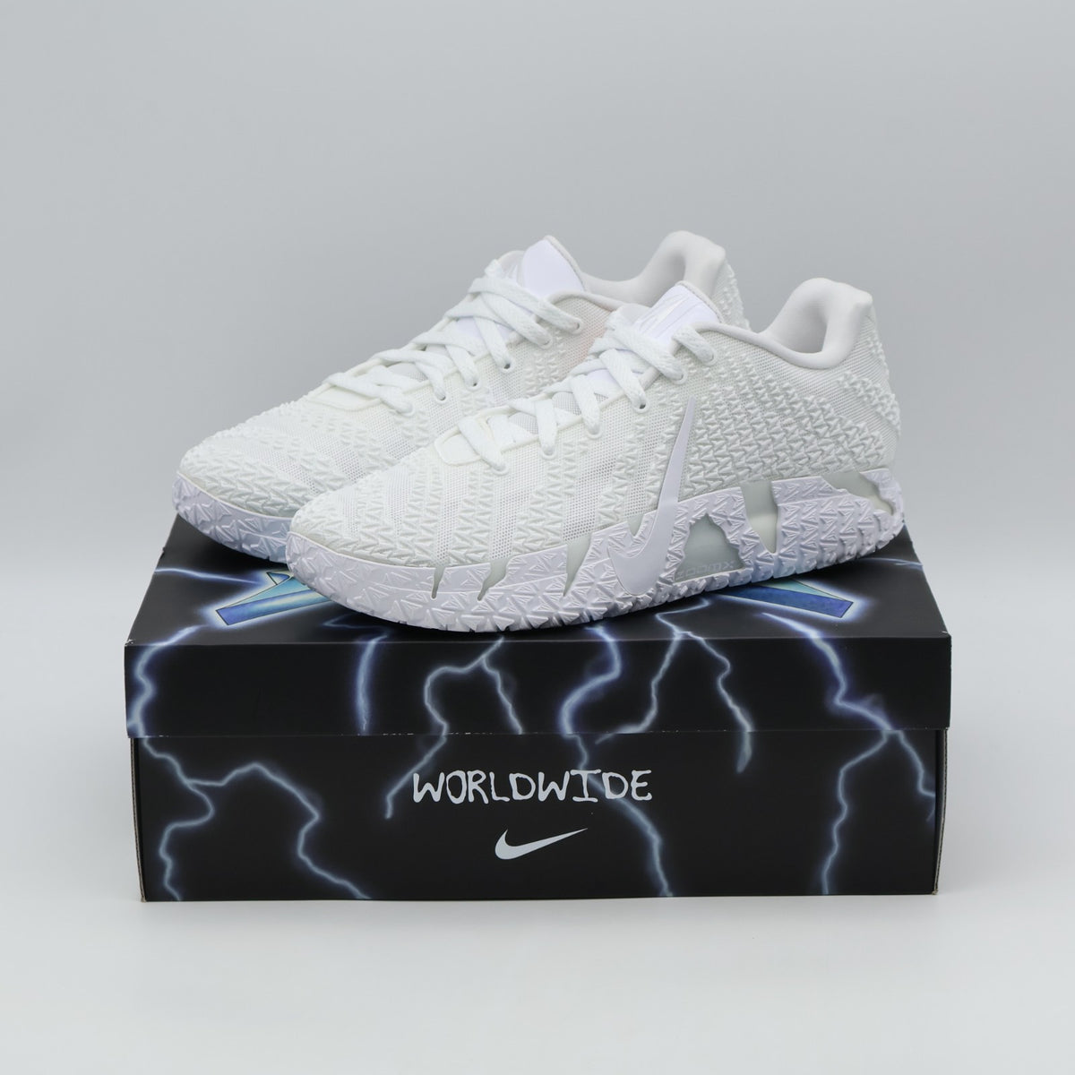 IV4425-104 Nike Ja 3 EP Team Bank Triple White (Men's)