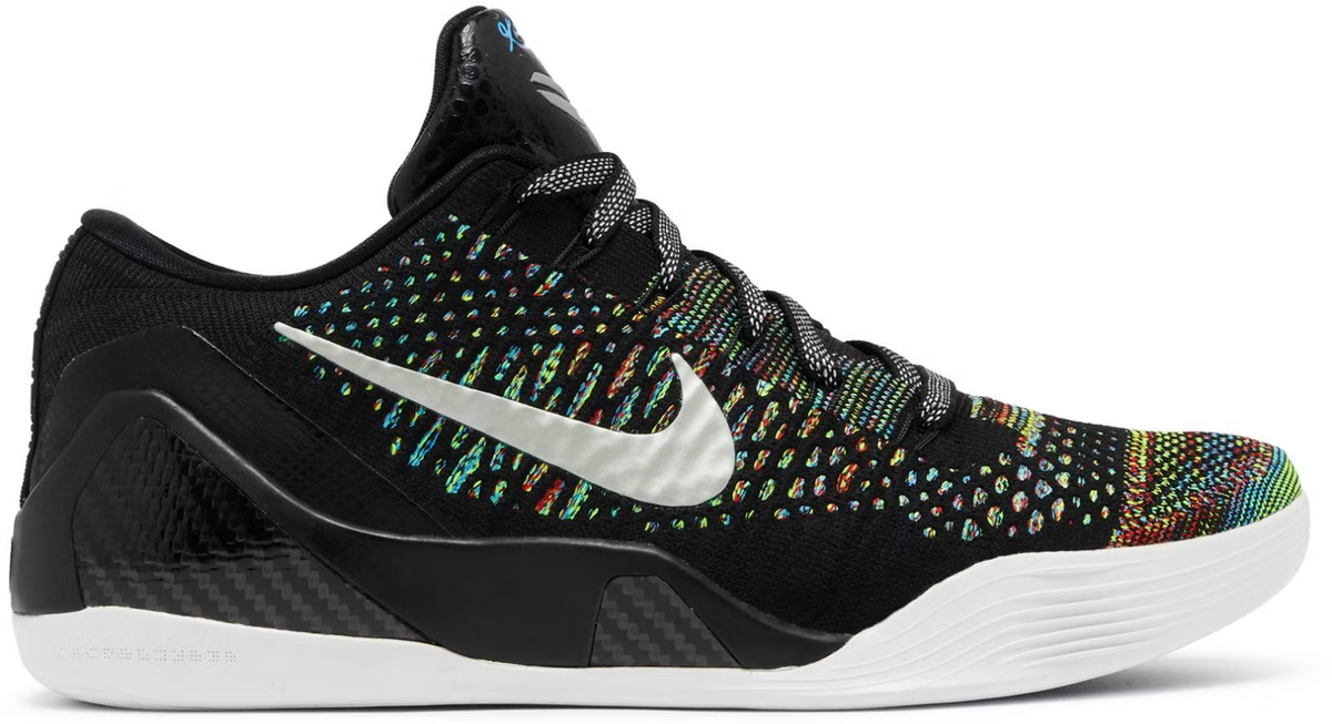 698595-009 Nike Kobe 9 Elite PRM Low HTM Milan "Black/Multi-Color" (Men's)