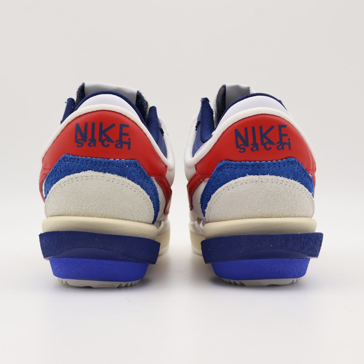 DQ0581-100 sacai Nike Zoom Cortez White University Red Blue Light Cream (Men's)