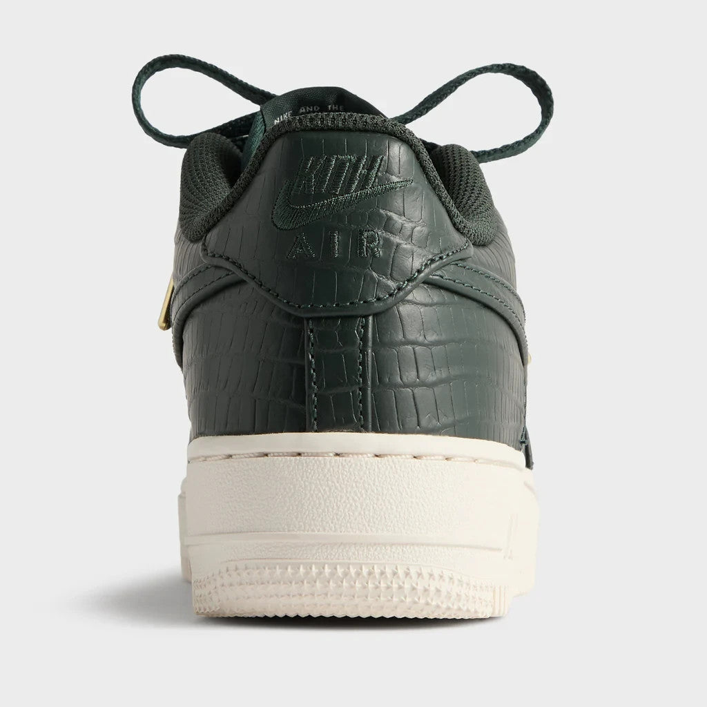 IM6037-300 KITH Nike GS Air Force 1 Low Black Spruce
