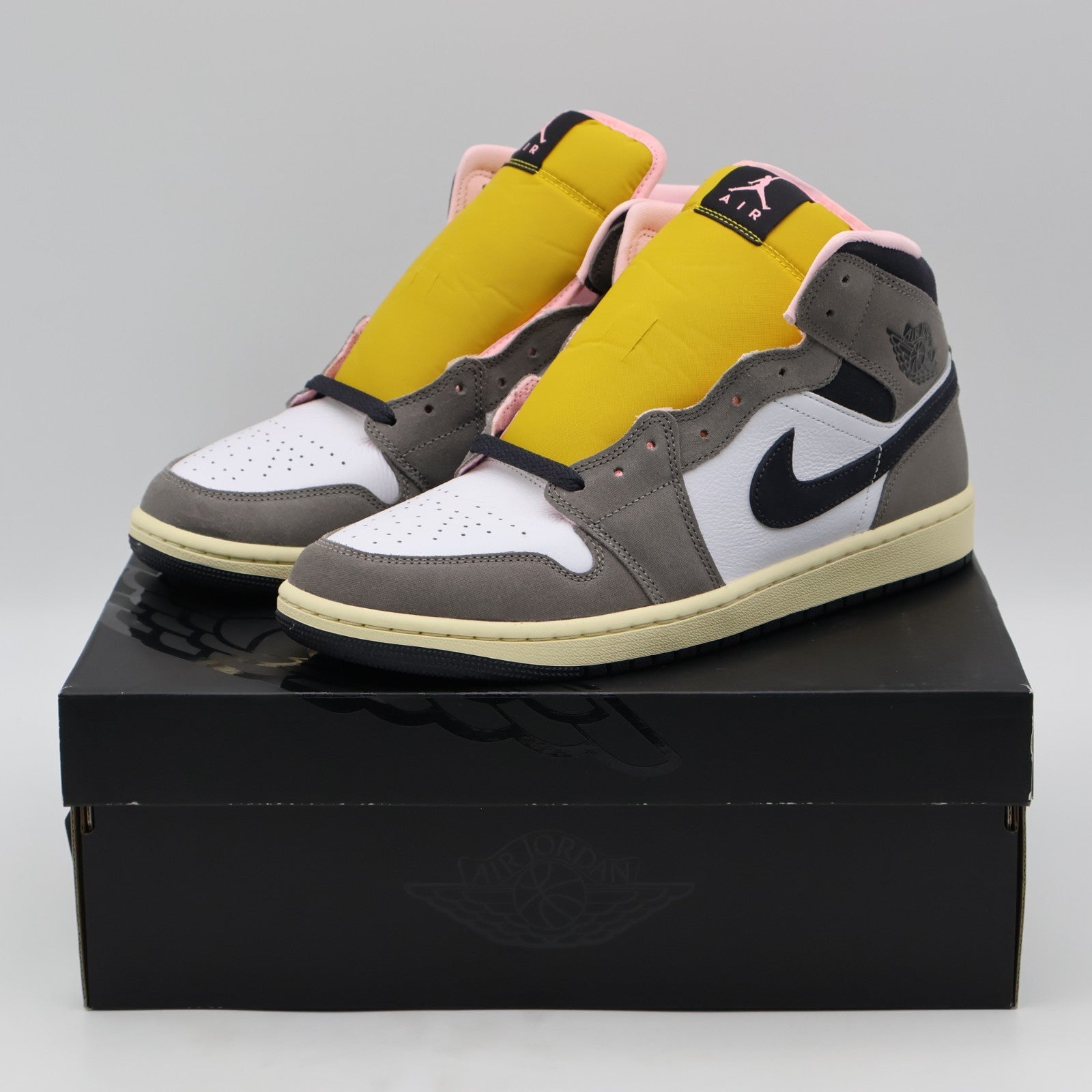 HQ2011-100 Nike Air Jordan 1 Mid Cave Stone  (Men's)