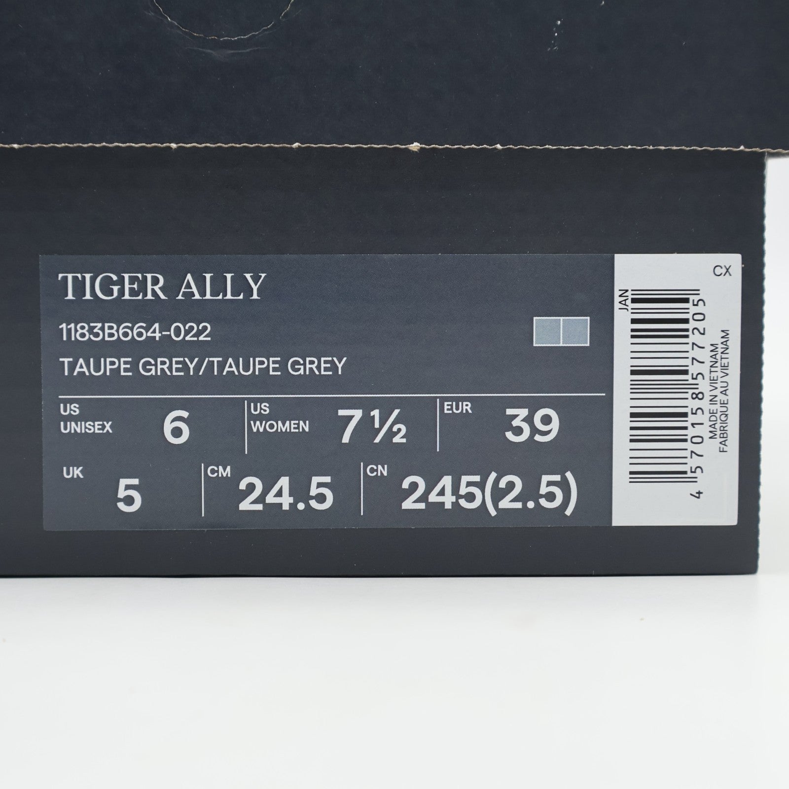 1183B664-022 Onitsuka Tiger Tiger Ally Taupe Grey Taupe Grey (Men's)