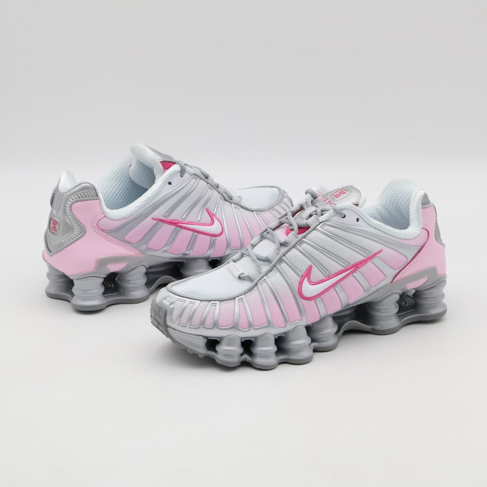 HV2520-001 Nike Shox TL Metallic Platinum Pinksicle (Women's )