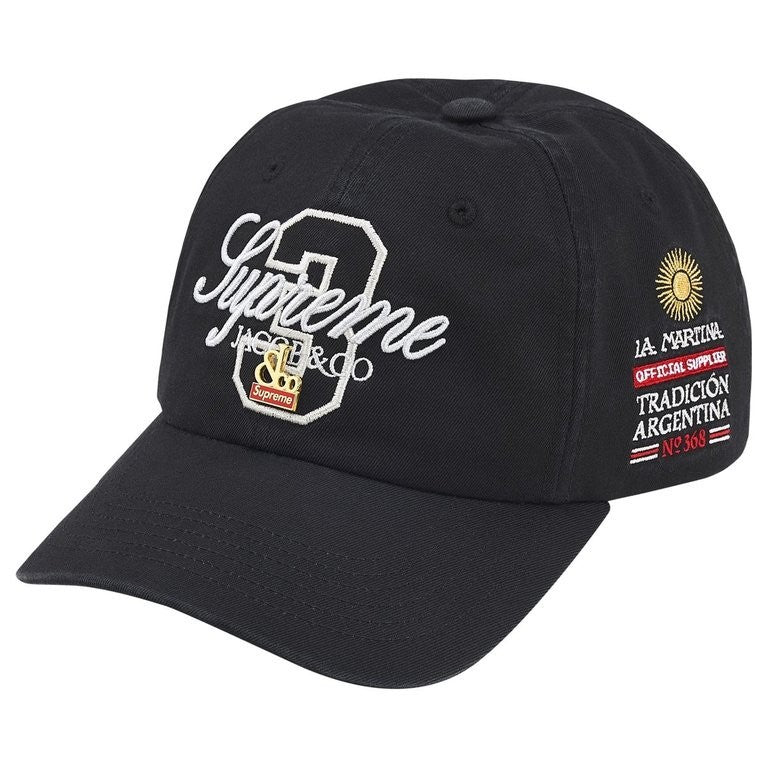 Supreme x La Martina 6-Panel Black