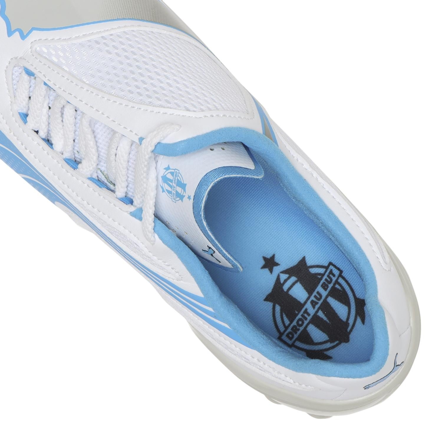 406319-01 Puma V-S1 Olympique Marseille PUMA White/Bleu Azur ( Men's )