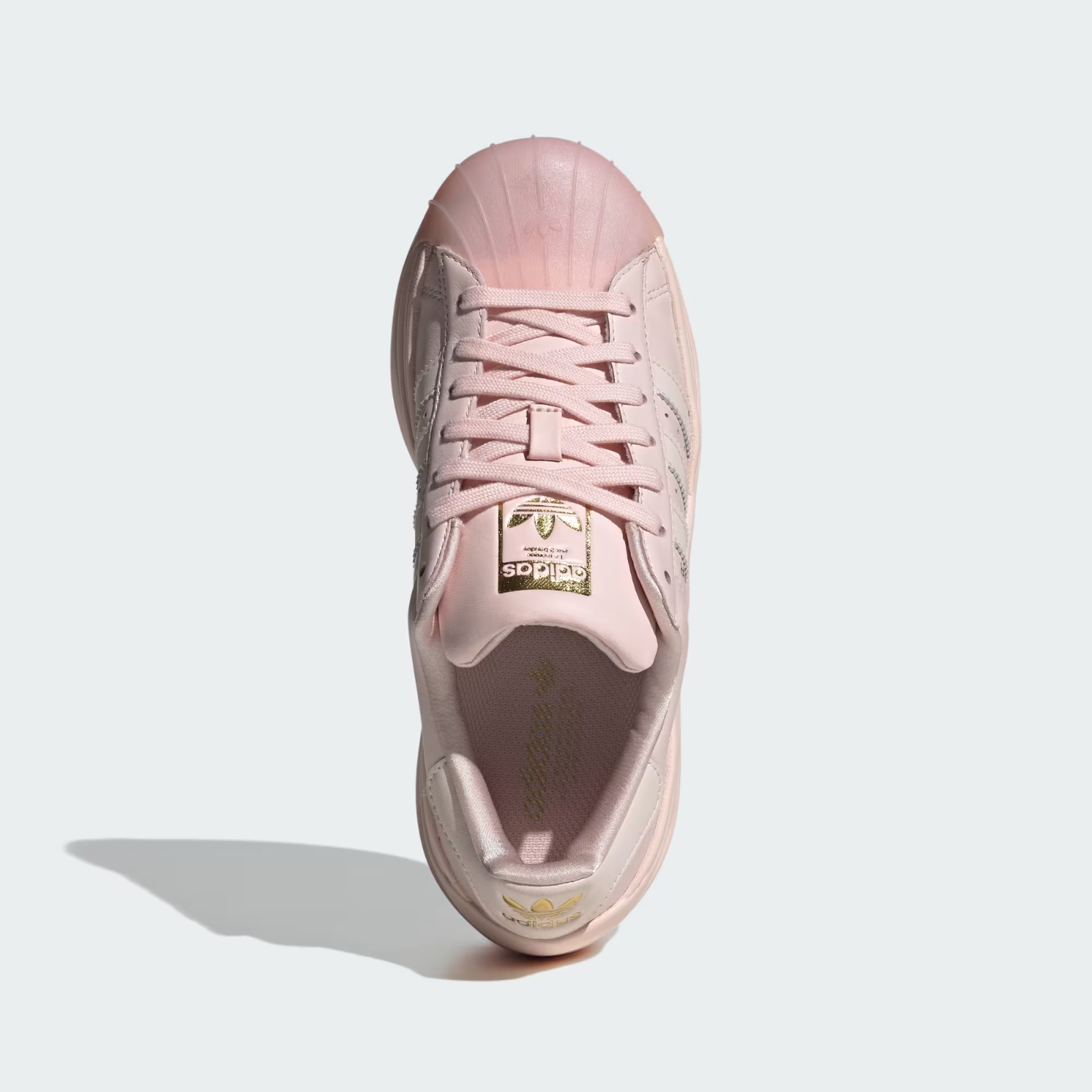 IH4518 adidas Superstar Bold Sandy Pink Wonder Quartz Gold Metallic (Women's)
