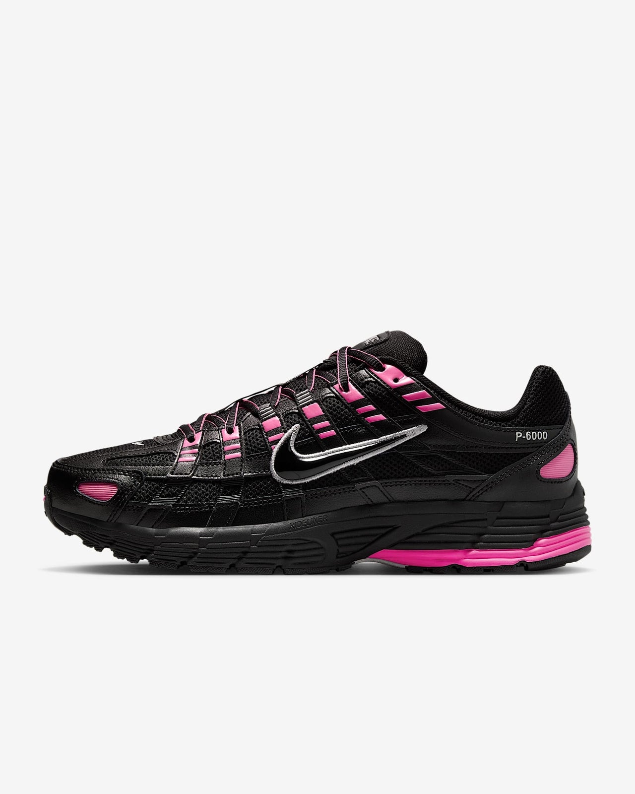 CD6404-600 Nike P-6000 Pink Blast Metallic Silver Black (Men's)
