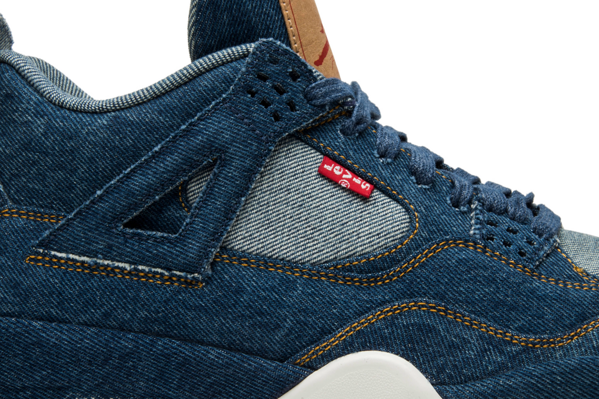 AO2571-401 Nike Ã Levi's Air Jordan 4 "Denim" (LEVIS Tab) (Men's)