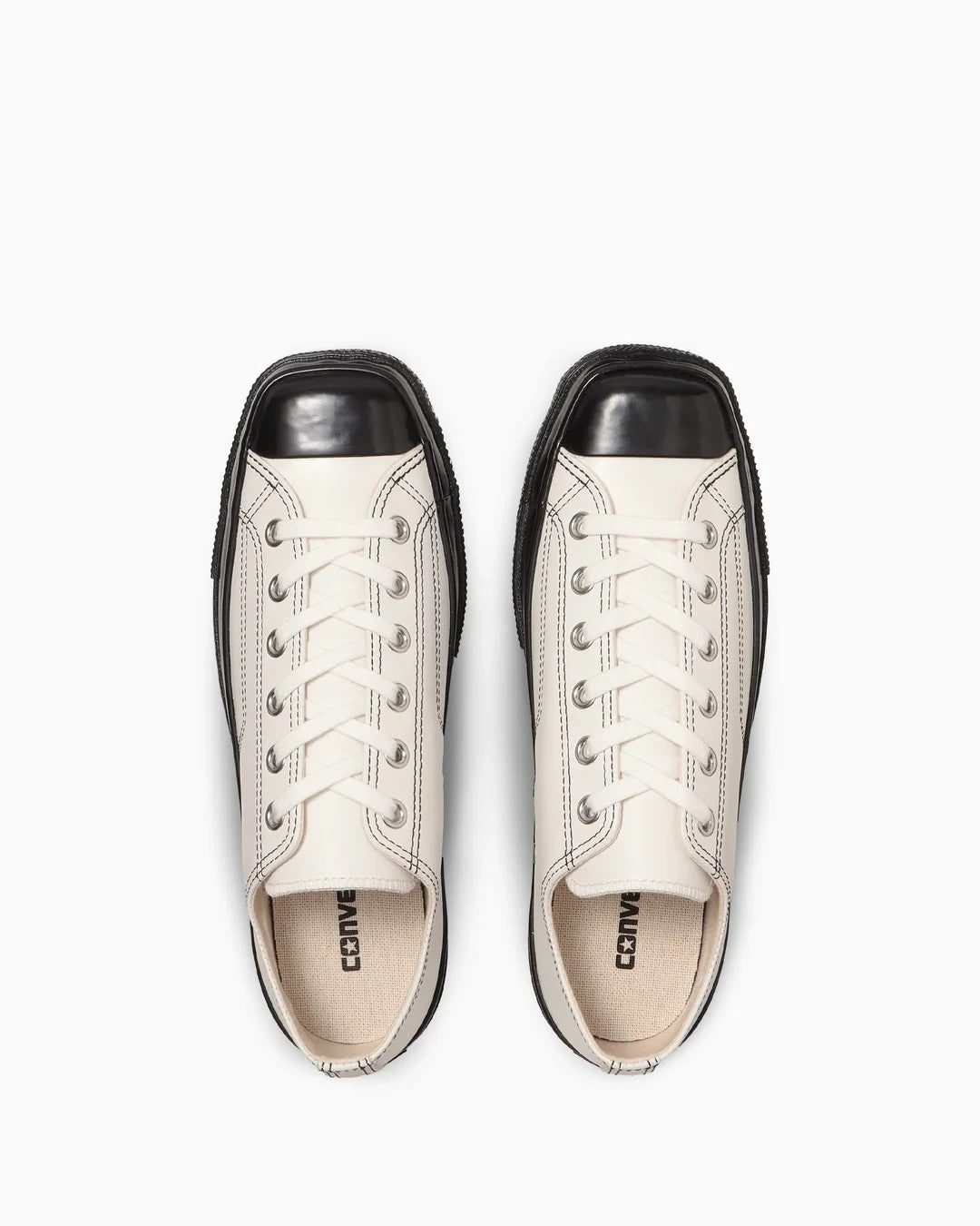 31316370 Converse All Star Squaretoe LE OX White Black (Men's)